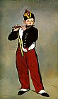 Edouard Manet Canvas Paintings - The Fifer